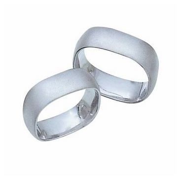 Platinum His & Hers Classic Gold 112 Wedding Band Set HH112PLAT