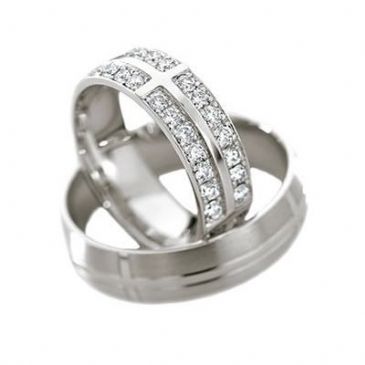 14k Gold His & Hers Diamond Wedding Band Set 1.4 ct. tw. HH16014K