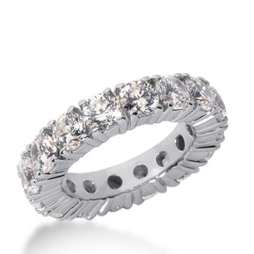 950 Platinum Diamond Eternity Wedding Bands, Prong Setting 5.50 ct. DEB10335PLT