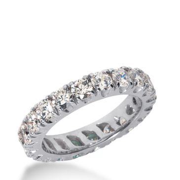 950 Platinum Diamond Eternity Wedding Bands, Prong Setting 3.00 ct. DEB22615PLT