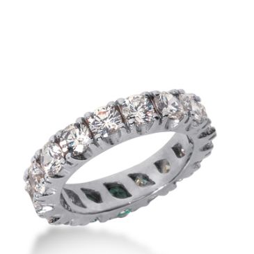 950 Platinum Diamond Eternity Wedding Bands, Prong Setting 3.50 ct. DEB22620PLT