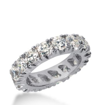 950 Platinum Diamond Eternity Wedding Bands, Prong Setting 4.00 ct. DEB22625PLT