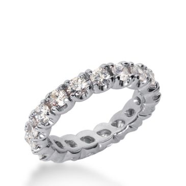 950 Platinum Diamond Eternity Wedding Bands, Prong Set 3.00 ct. DEB302PLT