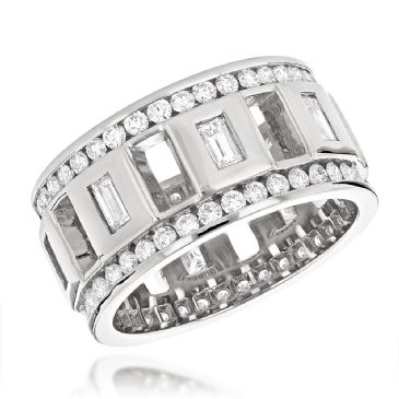 Custom Designer 2.78 Carat Diamond Eternity Ring